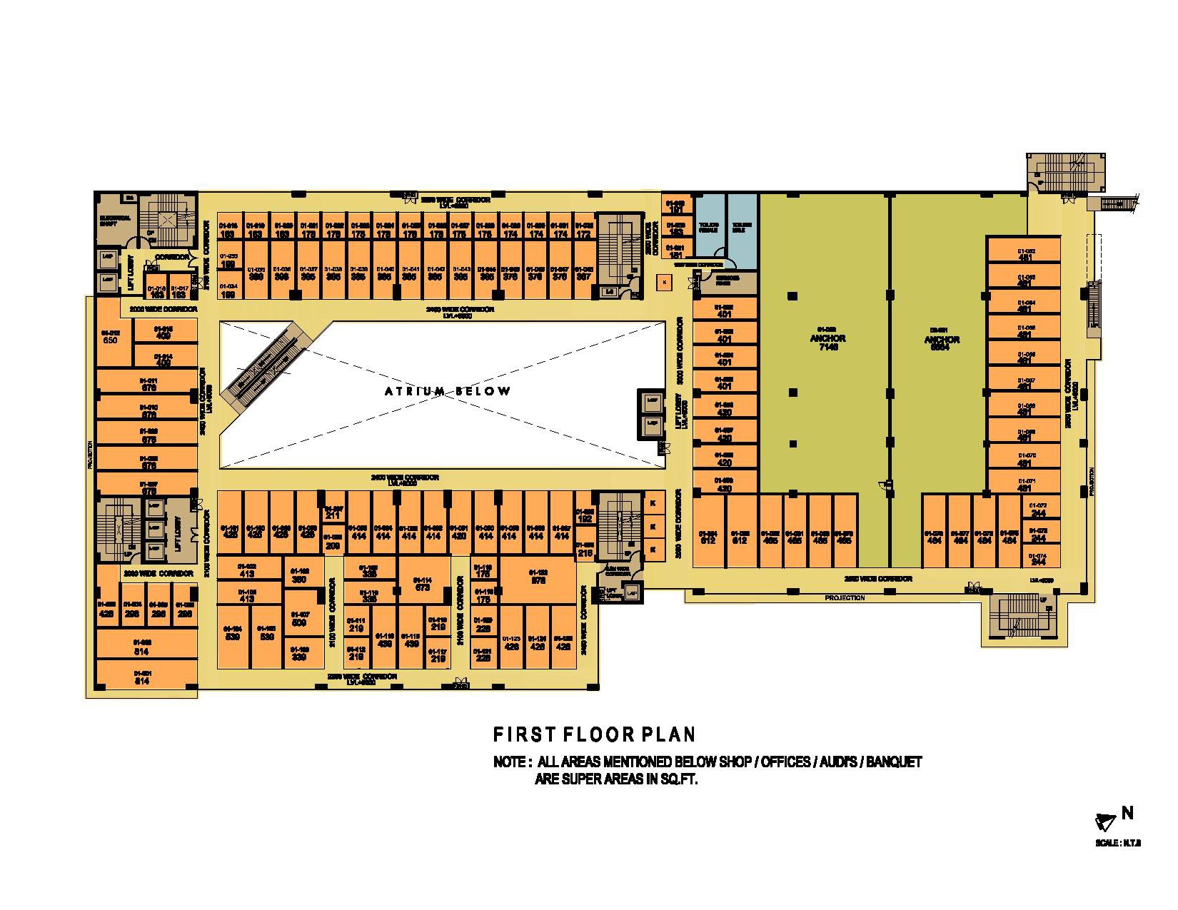 Ithum Galleria Floor Plan Greater Noida, Ithum Galleria